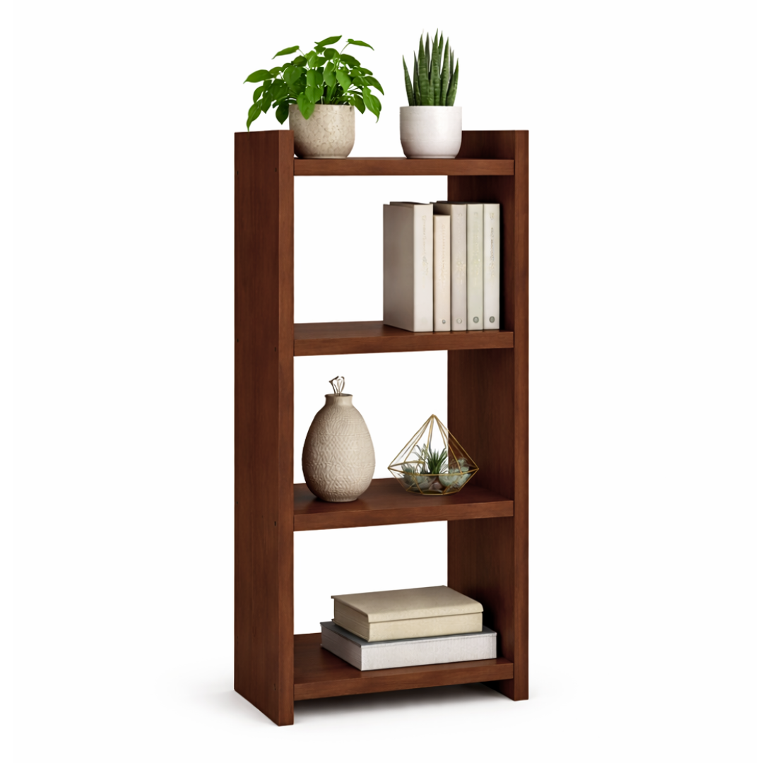 Book Rack · 3-tier — Walnut finish