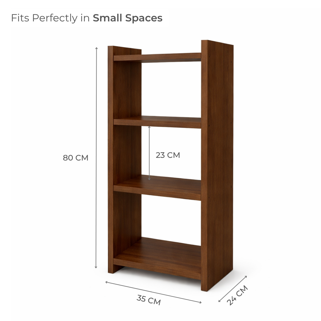 Book Rack · 3-tier — dimension diagram