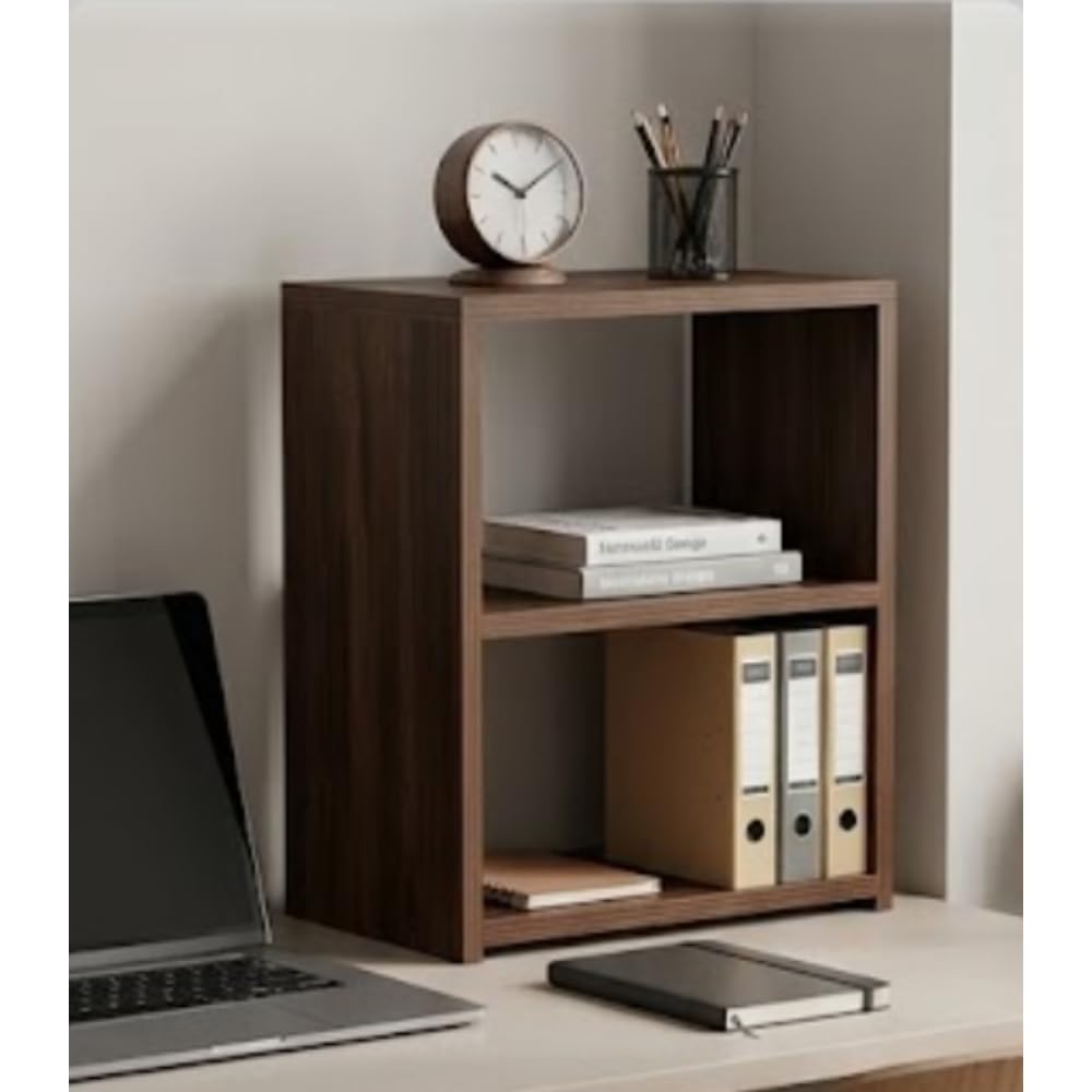 Bedside Table · 2-tier — Walnut finish
