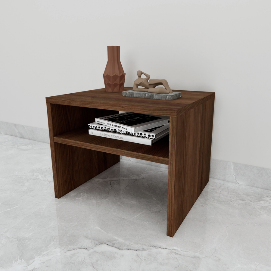 End Table · Nightstand — Walnut finish